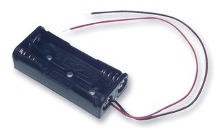 KEYSTONE 2463 Battery Holder, AA x 2, Wire Leads